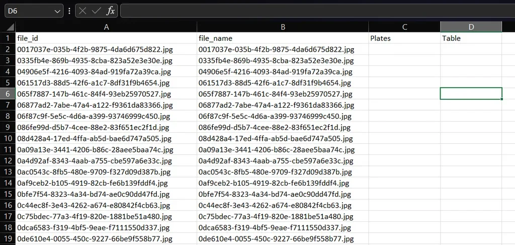 CSV Export Example 1