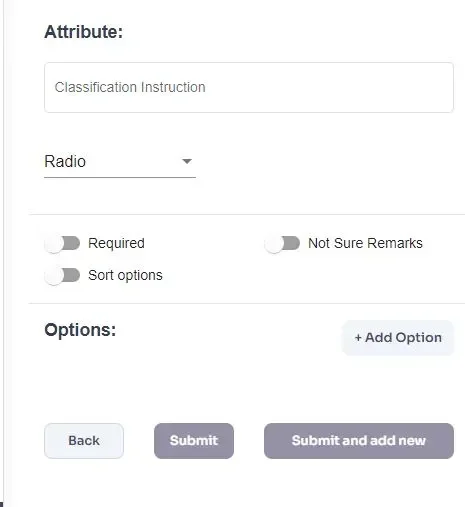 Text attribute interface 2