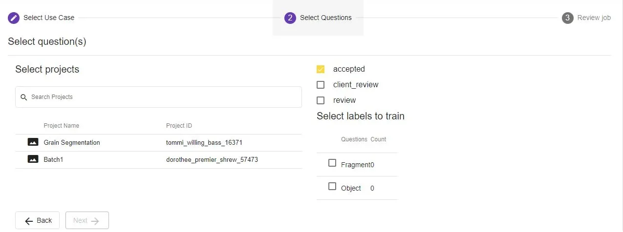 Select Labels to Train