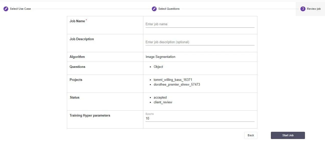 Autolabel Job in Progress