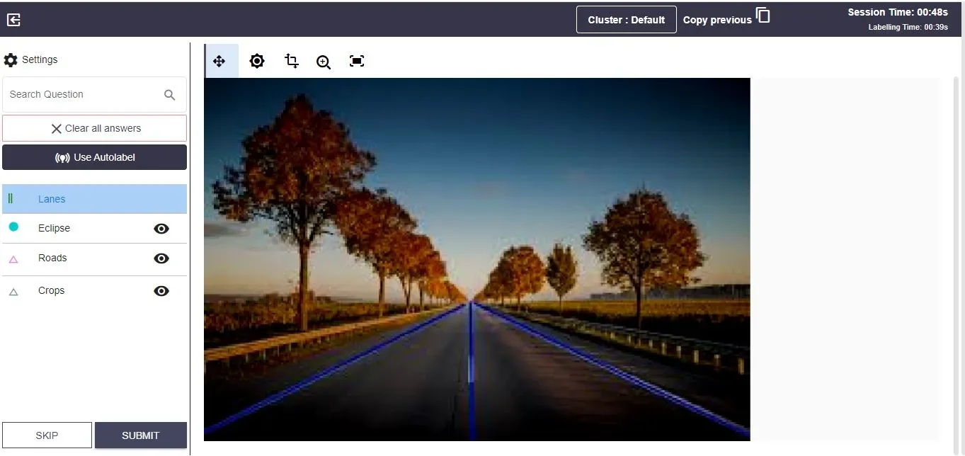 Line Annotation Example