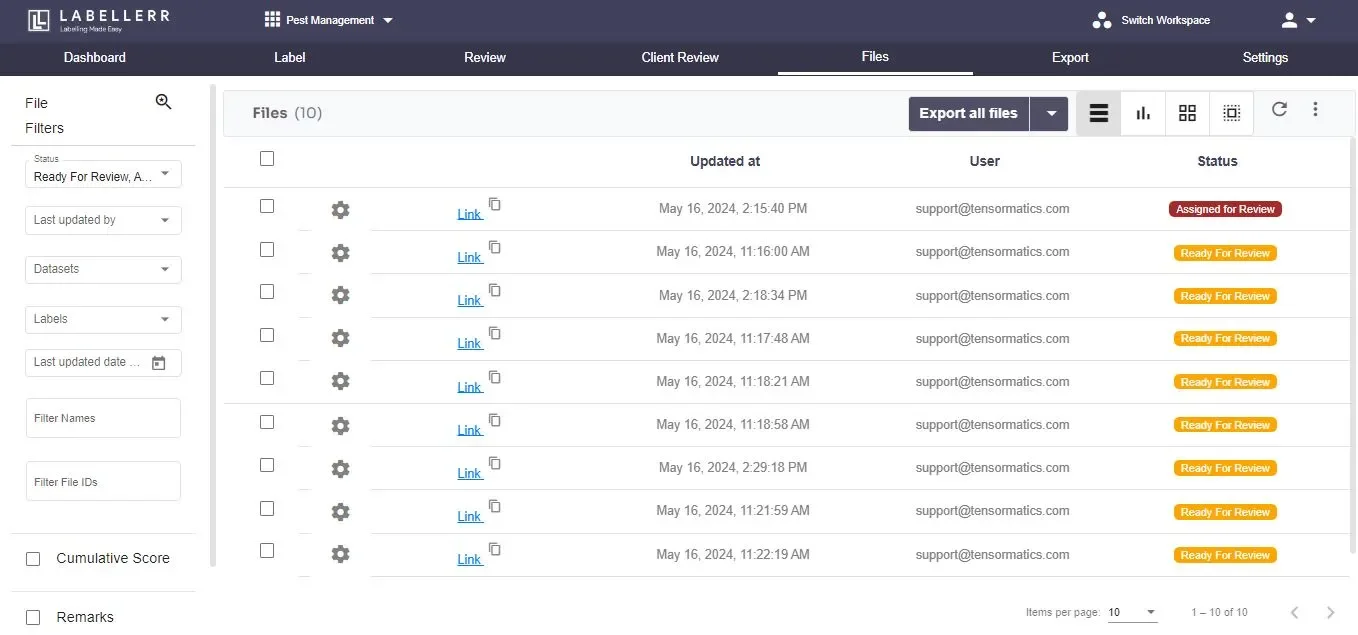 Files View