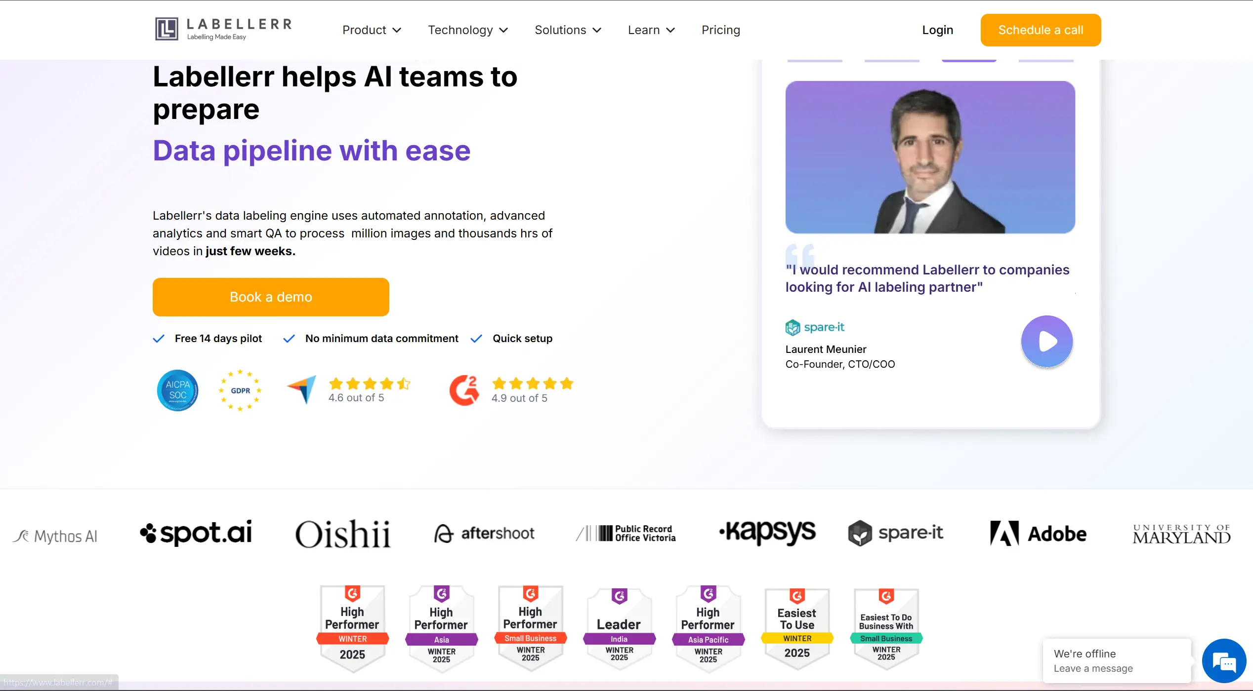 Labellerr Homepage