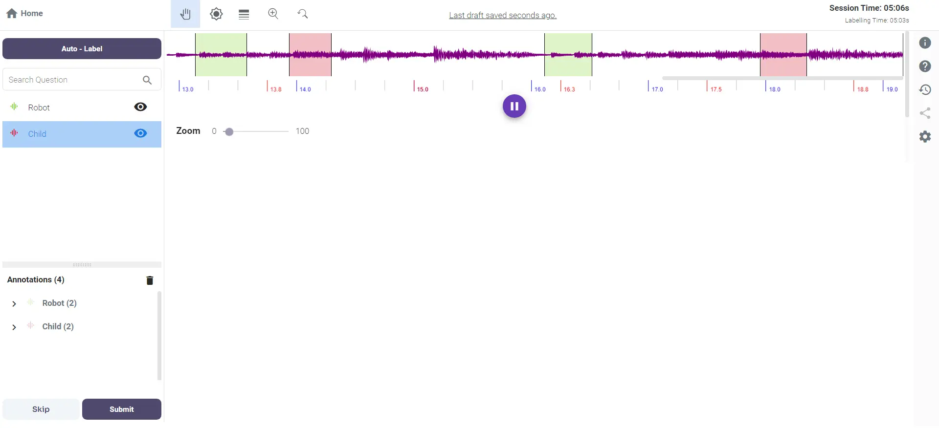 Audio Annotation with Labellerr