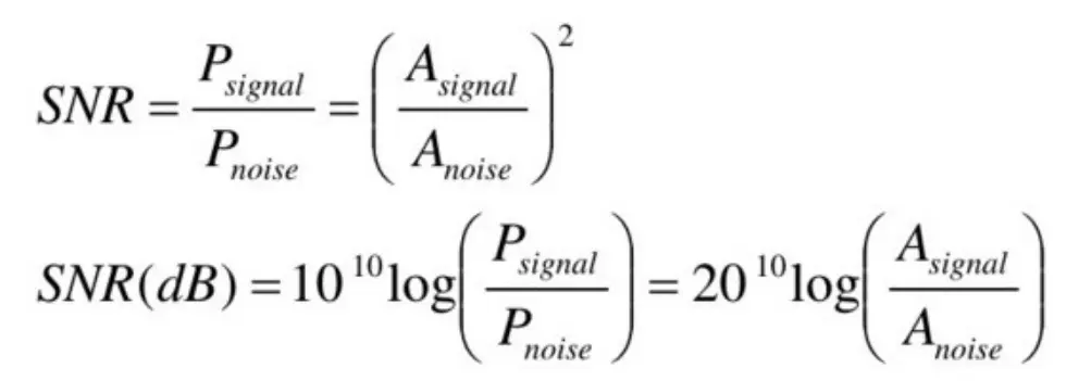 SNR formula