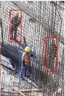 Object blocking worker for proper vest and helmet detection