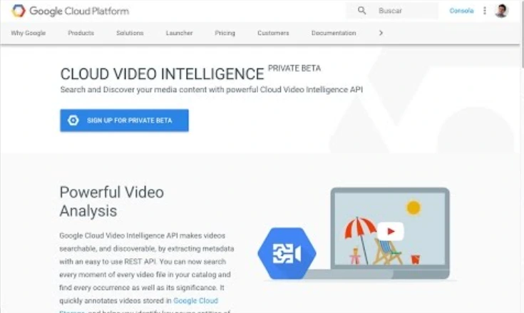 Google cloud video intelligence
