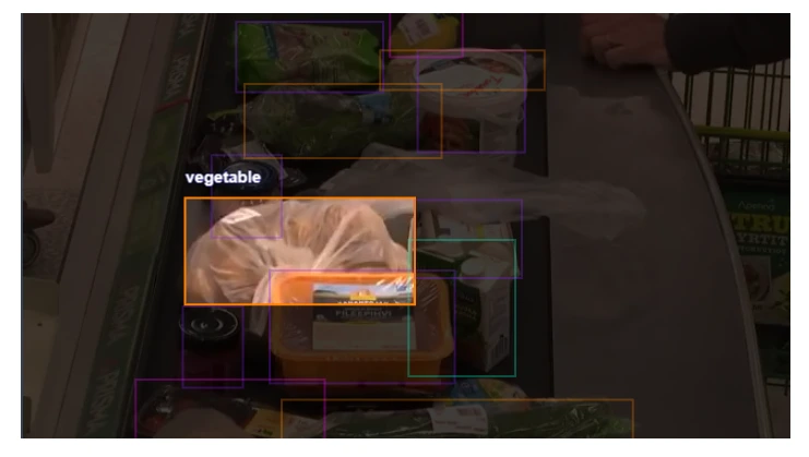 image highlighting vegetable