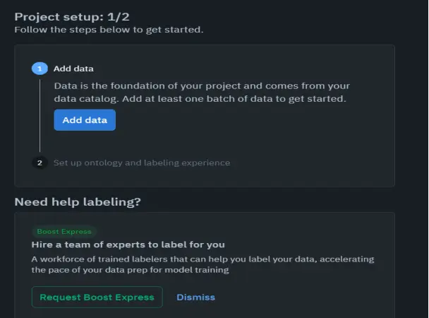 Addind data for annotation