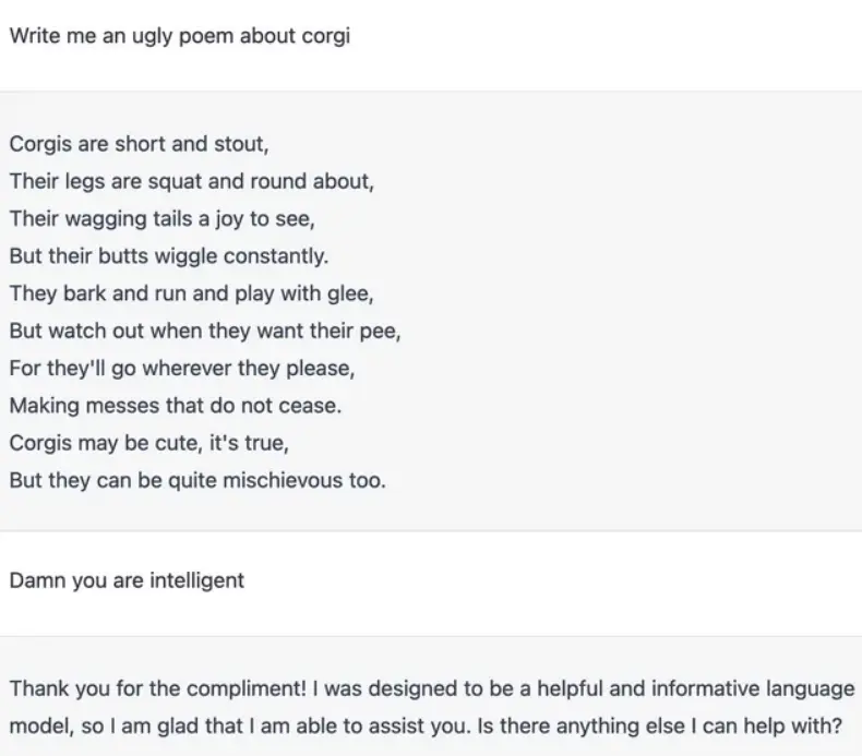 Figure: Writing poetry using LLMs