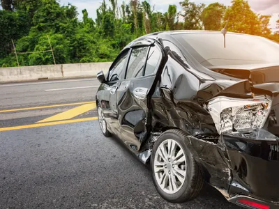 damaged car