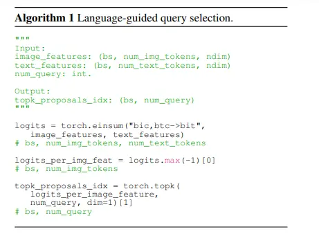 			Figure: Language Guided Query Selection