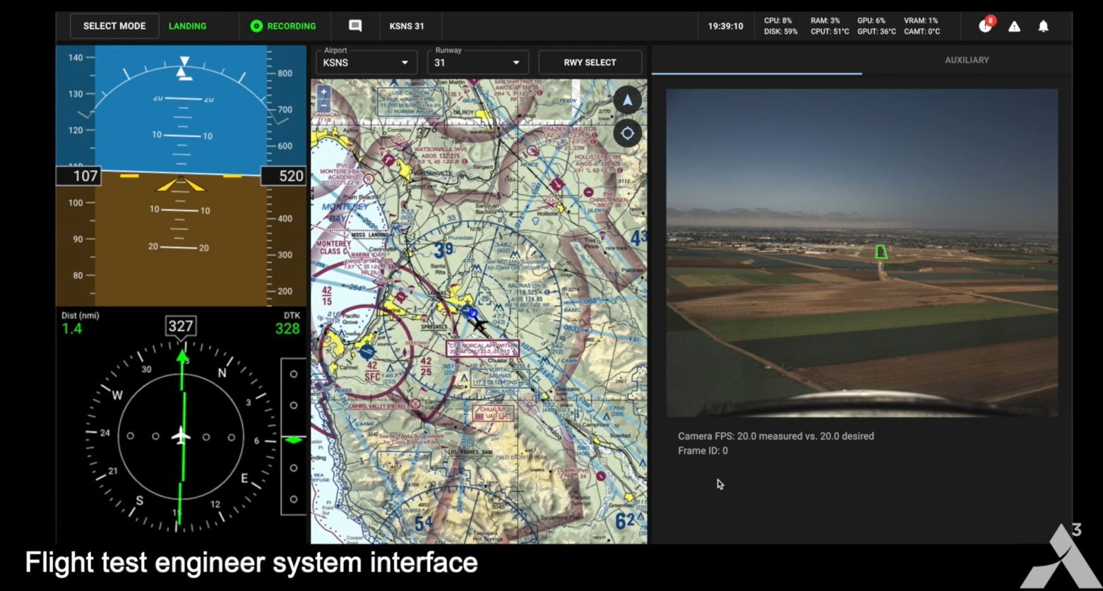 Flight test engineer system interface