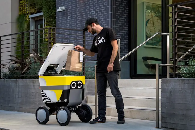 Uber Eats Autonomous Delivery Robots