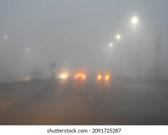 Low visibility during bad weather
